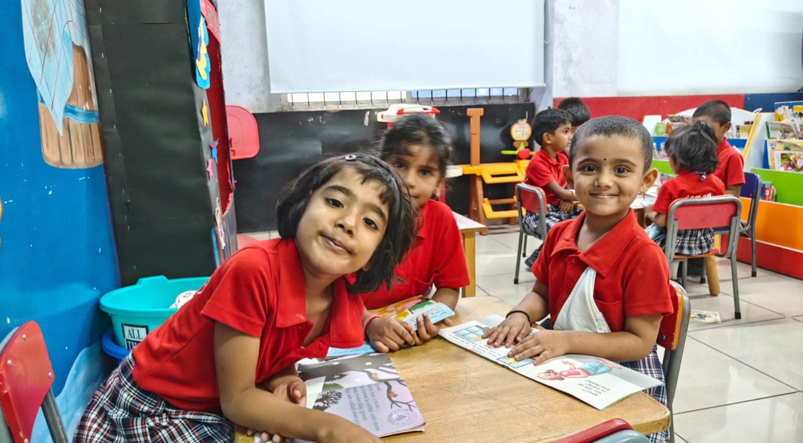 tudents engaged in focused study sessions at Alpine Public School, the Best CBSE School in Jayanagar, emphasizing a strong academic environment.